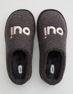 Pantoufles mules en sherpa Aerie