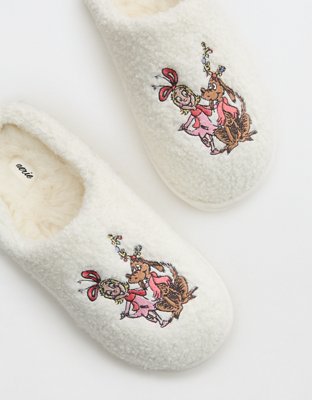 Aerie Sherpa Scuff Slippers