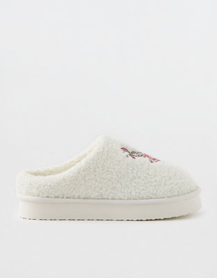 Aerie Sherpa Scuff Slippers