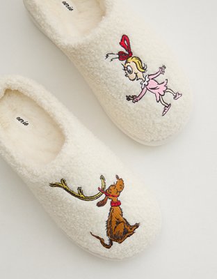 Aerie Sherpa Scuff Slippers