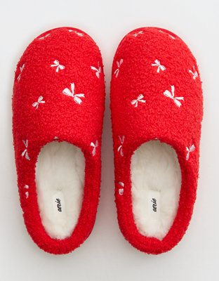 Aerie Sherpa Scuff Slippers