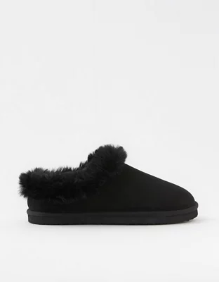 Aerie Fur Scruff Slippers