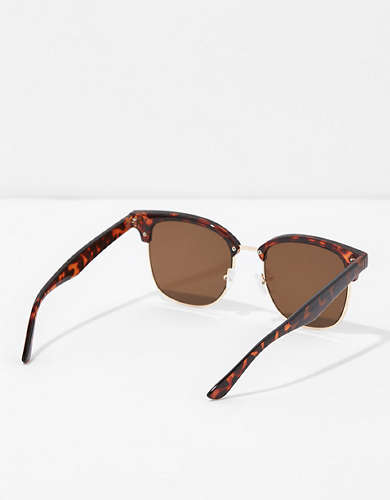 AEO Tortoise Clubmaster Sunglasses