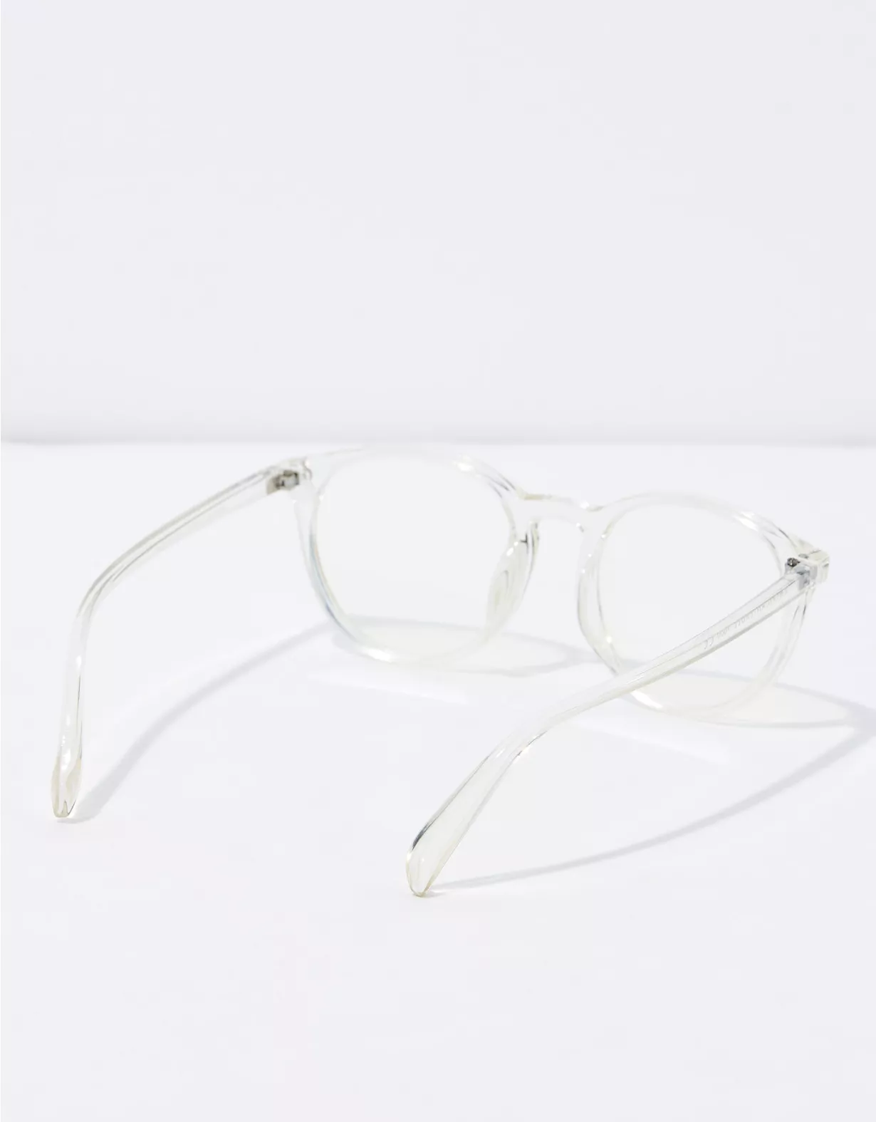 AEO Clear Frame Round Sunglasses
