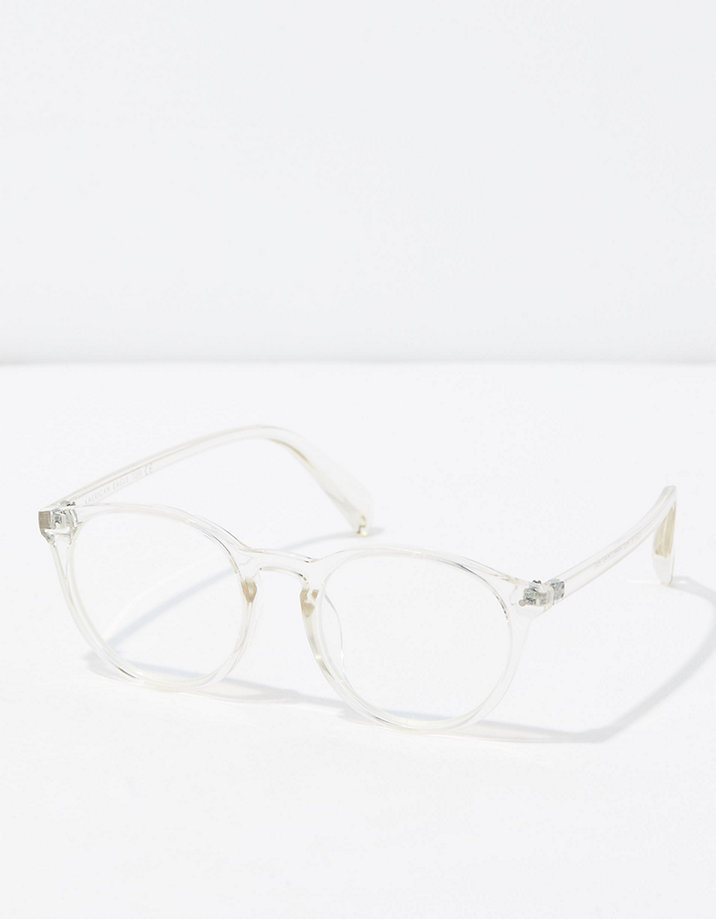 AEO Clear Frame Round Sunglasses