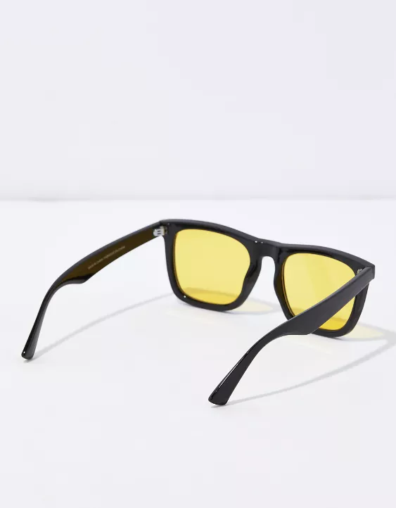 AEO Black Frame Square Sunglasses
