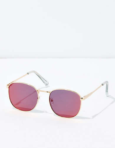 AEO Metal Frame Round Sunglasses