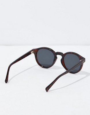 AE Premium Tortoise Shell Round Sunglasses