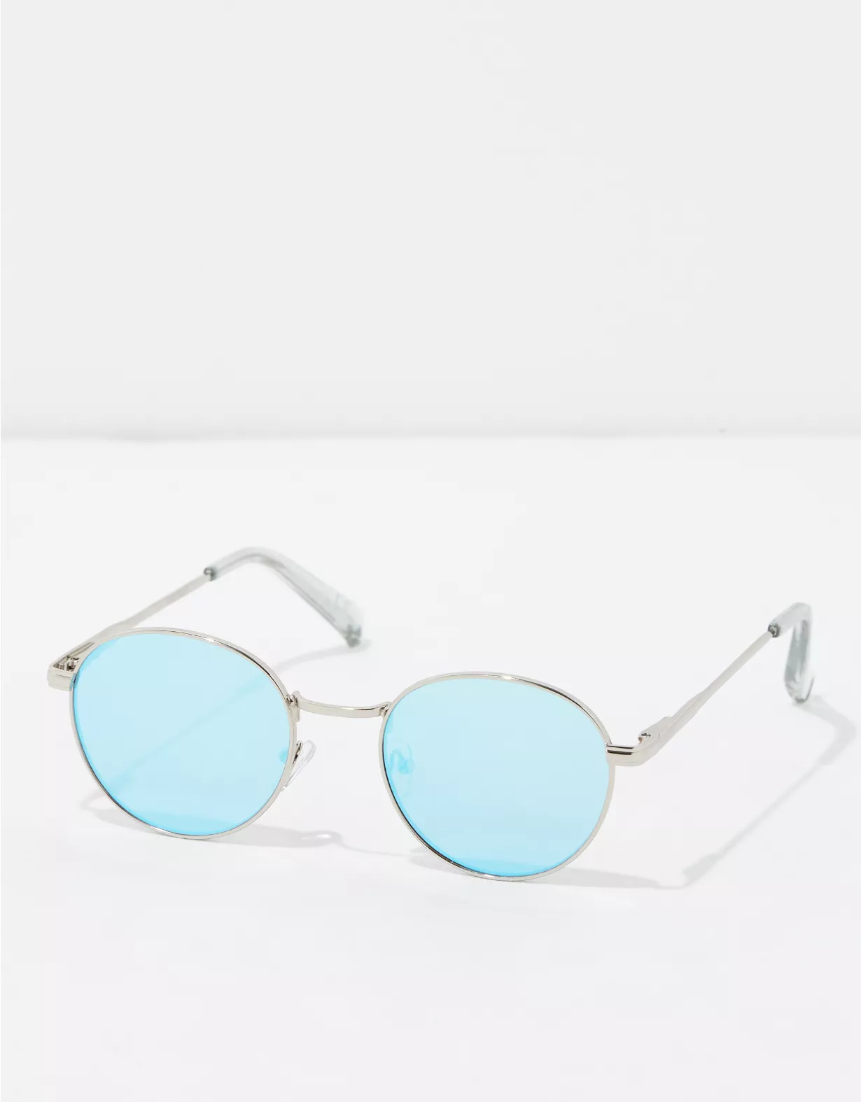 AE Silver Round Sunglasses