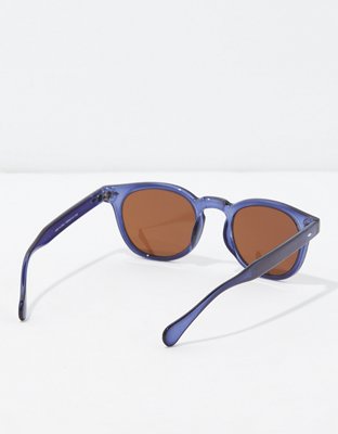 AEO Blue Round Sunglasses