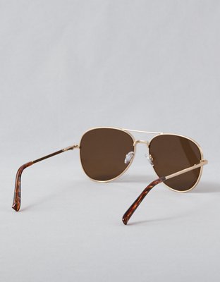 Мужские солнцезащитные очки American Eagle AEO Gold Sunglasses — фото 2