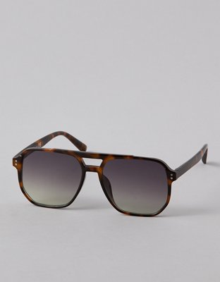 American eagle classic black aviator sunglasses AE Classic Black Sunglasses | American Eagle main image 4