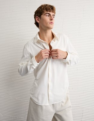 AE Oxford Stretch Piqué Shirt