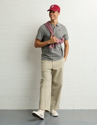 AE 24/7 Alabama Crimson Tide Graphic Club Polo Shirt