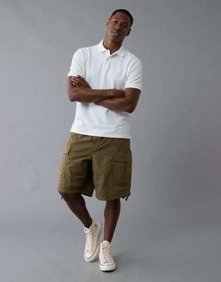 AE Lived-In Stretch Pique Polo Shirt