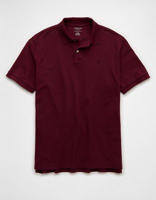 AE Lived-In Stretch Pique Polo Shirt