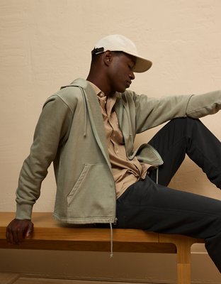 AE Boxy Zip-Up Hoodie