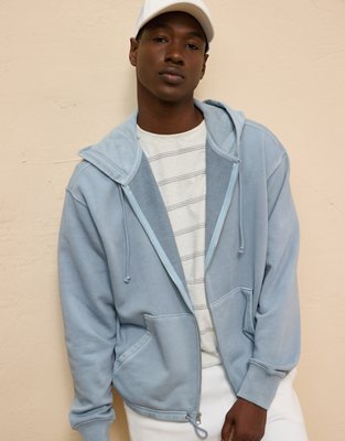 Мужские худи American Eagle AE Boxy Zip-Up — фото 2