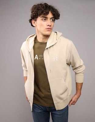 AE Graphic Full-Zip Hoodie | American Eagle