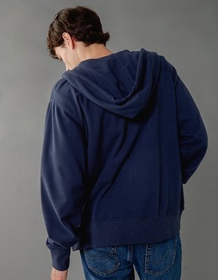 Sudadera con gráfico y cierre completo AE