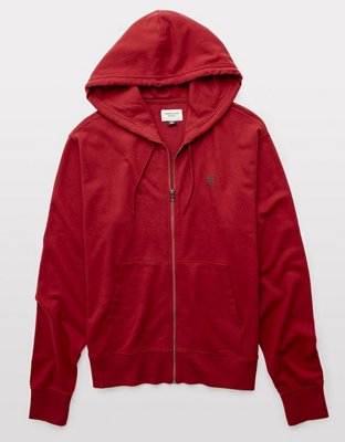 Sudadera con gráfico y cierre completo AE