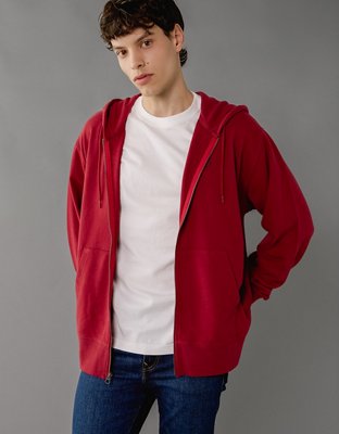 Sudadera con gráfico y cierre completo AE