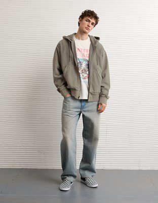 AE Laidback Luxe Full-Zip Hoodie