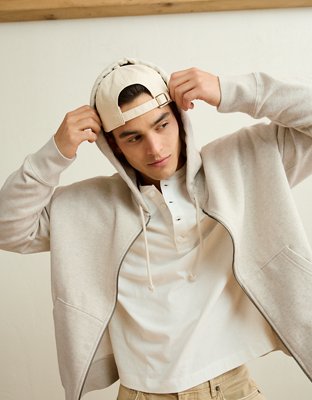 AE Laidback Luxe Full-Zip Hoodie | American Eagle