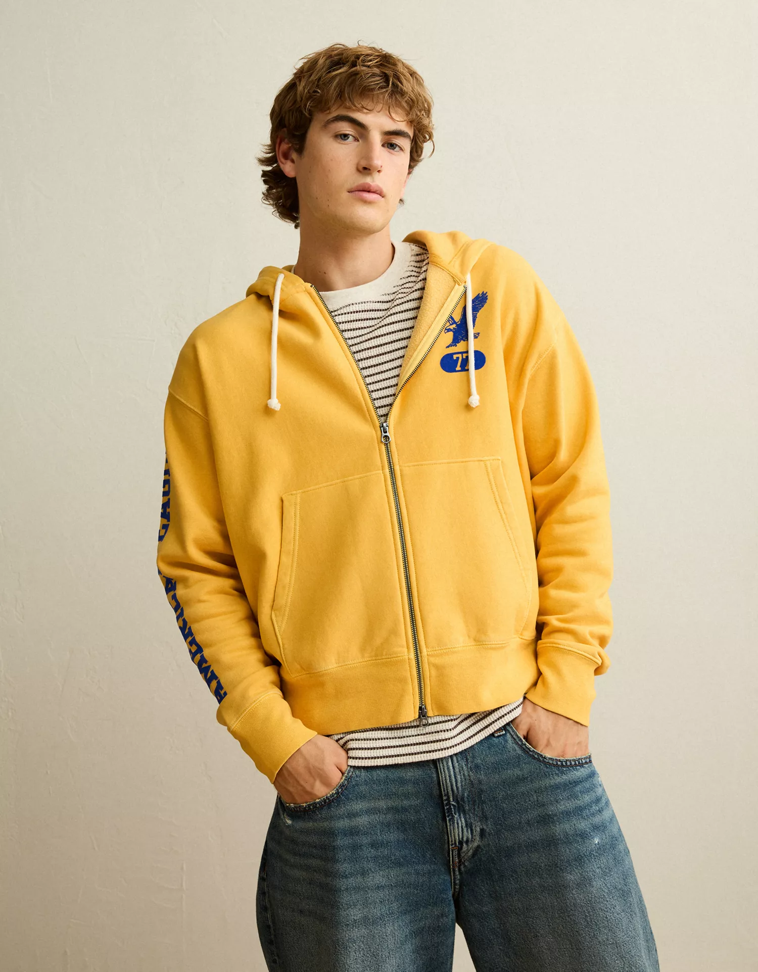 AE Laidback Luxe Full-Zip Hoodie