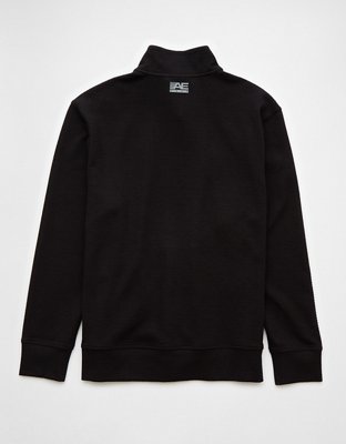 Мужские худи American Eagle AE 24/7 Textured Fleece Quarter-Zip Sweatshirt — фото 5