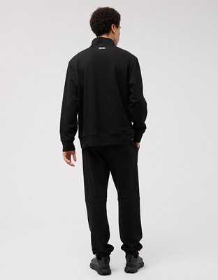 Мужские худи American Eagle AE 24/7 Textured Fleece Quarter-Zip Sweatshirt — фото 3
