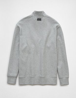 AE 24/7 Textured Fleece Quarter-Zip Sweatshirt