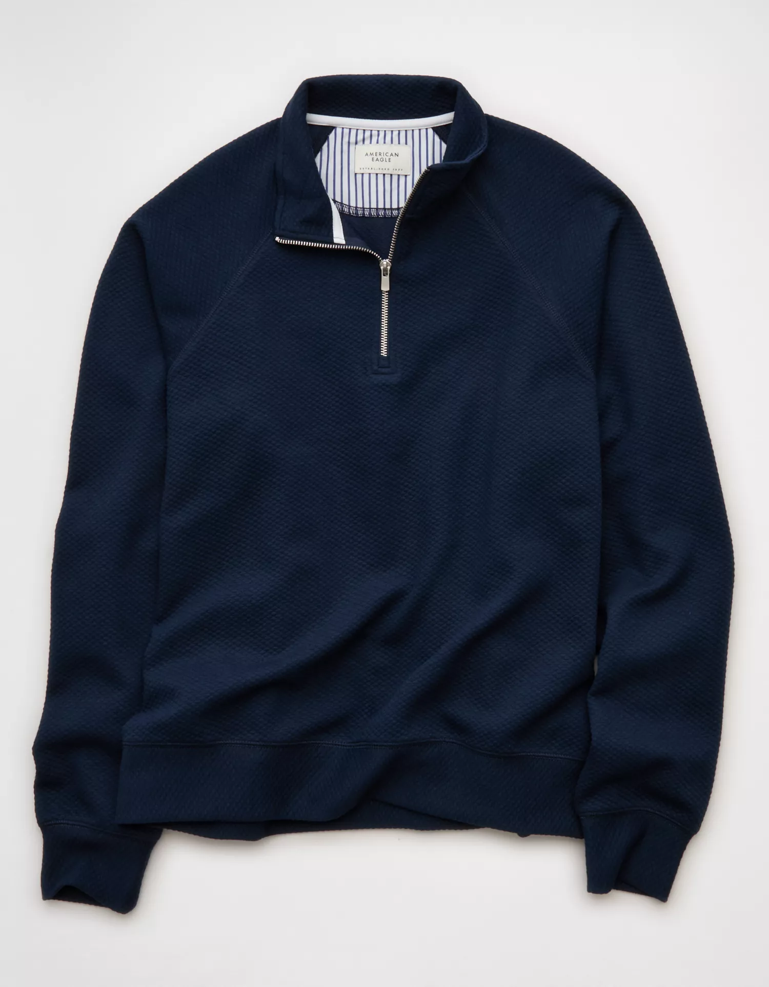 AE 24/7 Quilted Quarter-Zip Sweatshirt - thumbnail 3