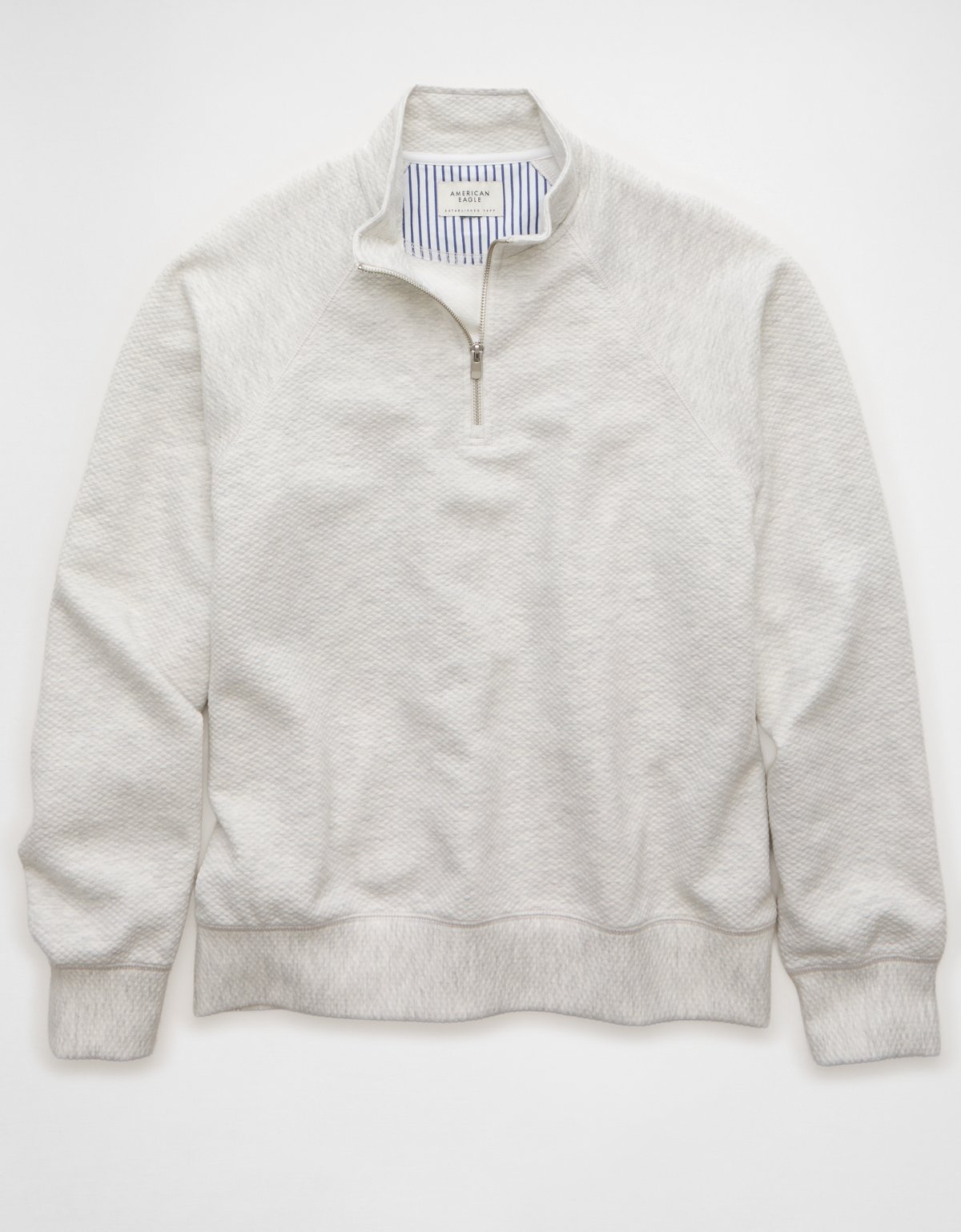 AE 24/7 Quilted Quarter-Zip Sweatshirt - image 3