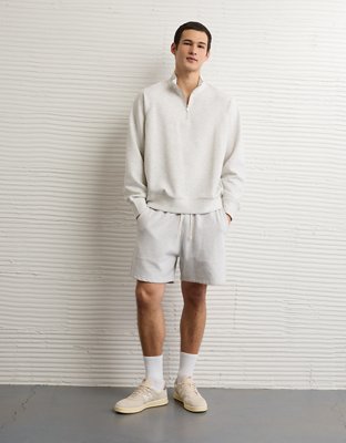 AE 24/7 Quilted Quarter-Zip Sweatshirt