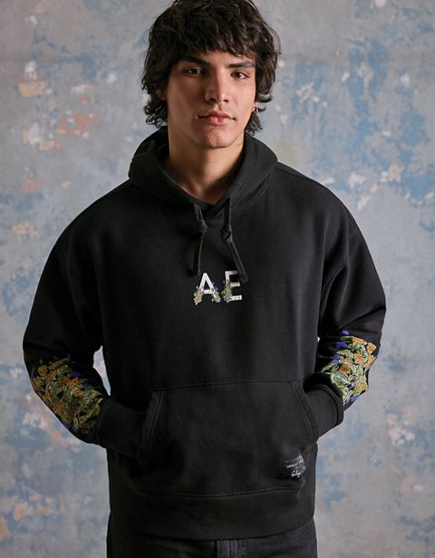 Мужские худи American Eagle AE x Golgo Day of the Dead Embroidered