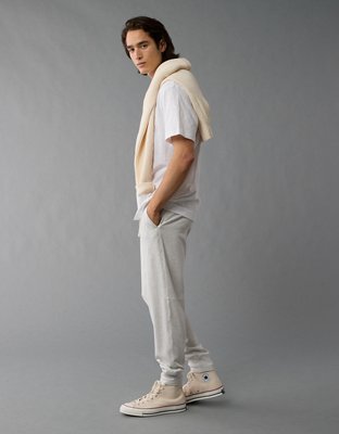 American eagle white joggers online