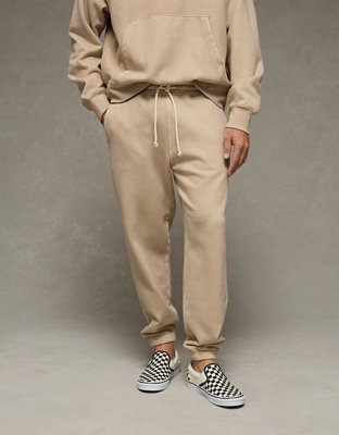 メンズ LAID BACK BACK ZIPPED SWEAT PANTS Khaki