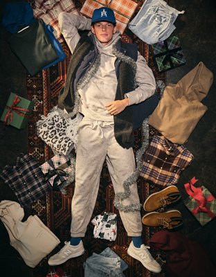 Pantalon en molleton lourd Luxe décontracté AE