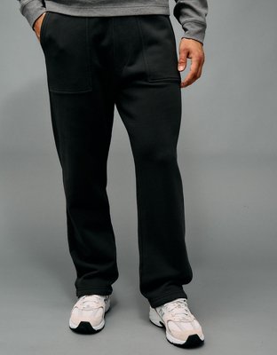 AE Sweatpant Pesado de Fleece con Dobladillo Abierto