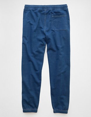 AE Indigo-Dyed Cotton Jogger