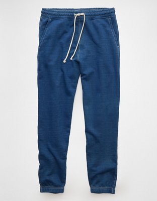 AE Indigo-Dyed Cotton Jogger