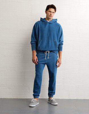 AE Indigo-Dyed Cotton Jogger