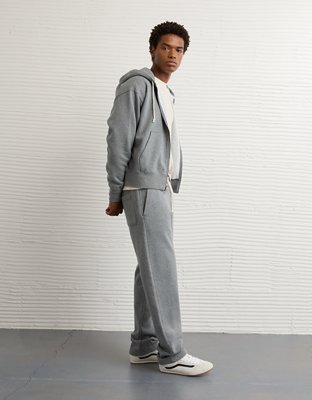 AE Laidback Luxe Heavyweight Open-Hem Sweatpant