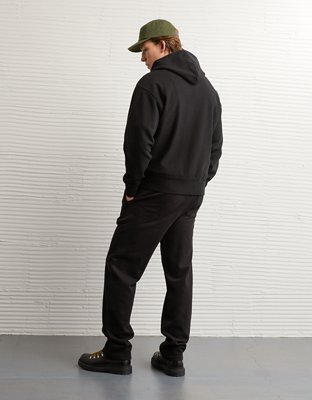 AE Laidback Luxe Heavyweight Open-Hem Sweatpant