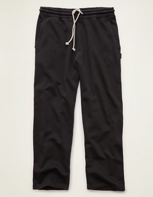 AE Laidback Luxe Heavyweight Open-Hem Sweatpant