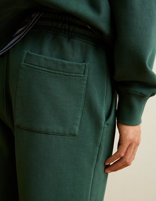 AE Laidback Luxe Heavyweight Open-Hem Sweatpant