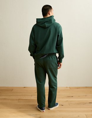 AE Laidback Luxe Heavyweight Open-Hem Sweatpant