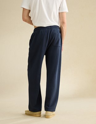 AE Laidback Luxe Heavyweight Open-Hem Sweatpant | American Eagle