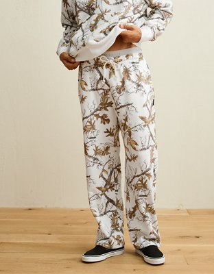 AE Laidback Luxe Heavyweight Open-Hem Sweatpant